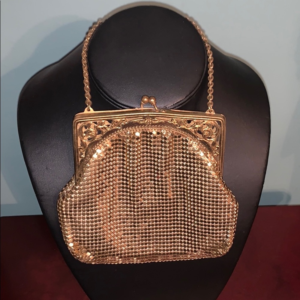 Vintage gold evening bag